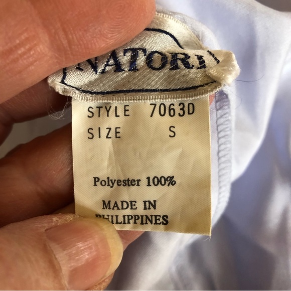 Vintage Natori appliqué Slip Nightgown Silky Long - Sm - Picture 9 of 11